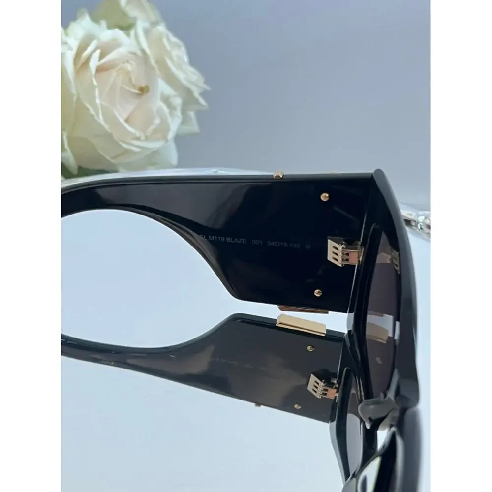 NEW Saint Laurent SLM119 Blaze Black Sunglasses